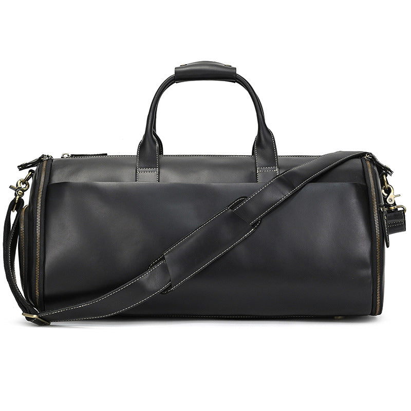 Genuine Leather Multifunctional Folding Storage Dry Travel Bags