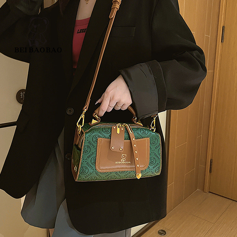 Women's Pretty Source Boston Fashionable Simple Crossbody Bags