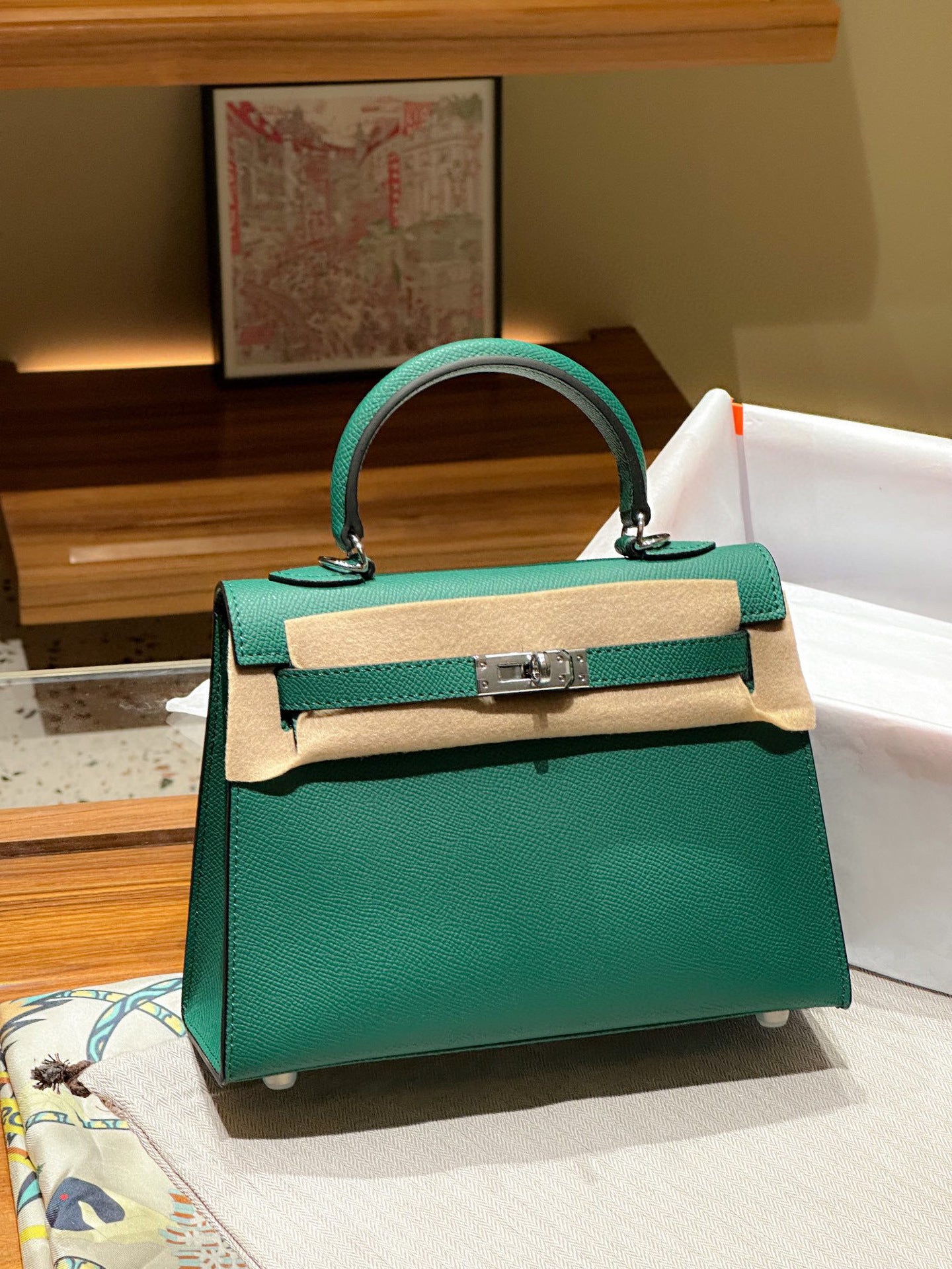 Women's Leather Second Generation Kelly Mini Fashionable Crossbody Bags