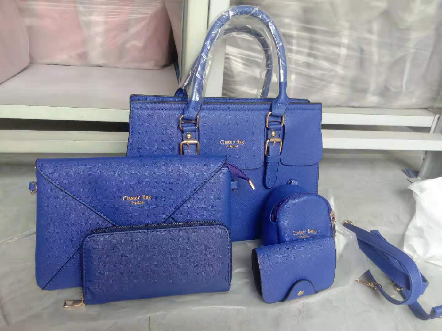 Women's Three-piece Korean Fashion Single Mother Portable Handbags