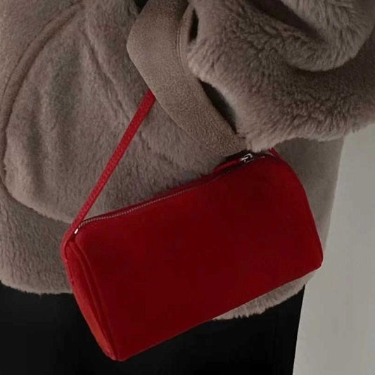 Women's Vintage Suede Pencil Summer Leather Handbags