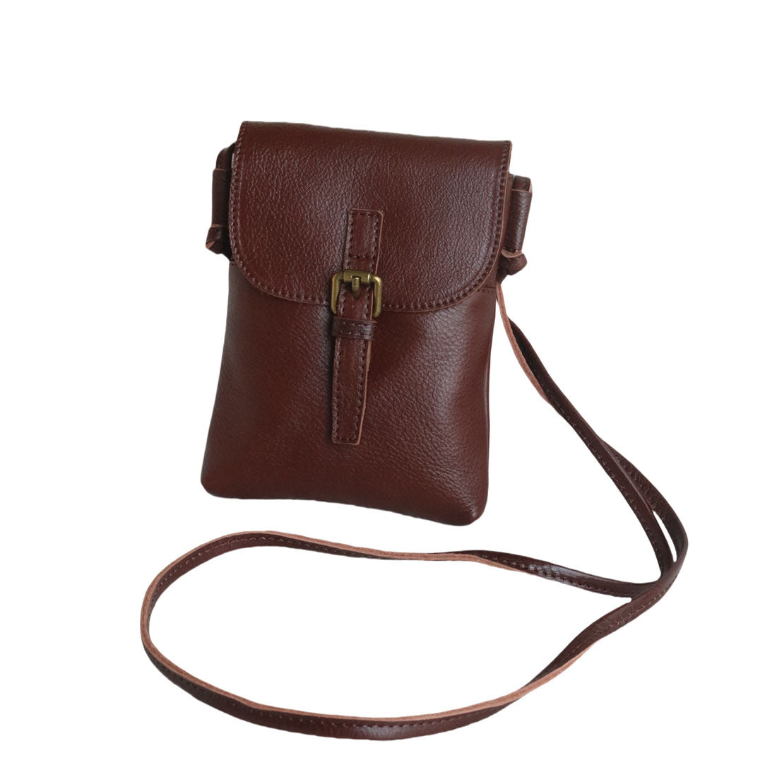 First Layer Vegetable Tanning Leather Mobile Phone Bags