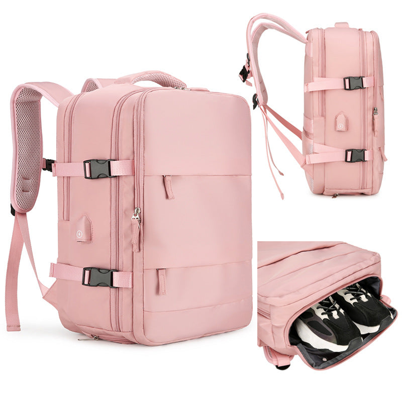 Large Capacity Wet Dry Classification Short Business Backpacks