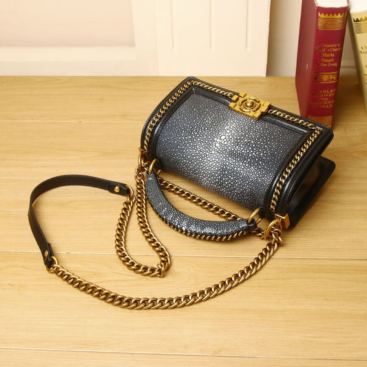 Women's Pearl Fish Embossing Hot Mom Classic Crossbody Bags