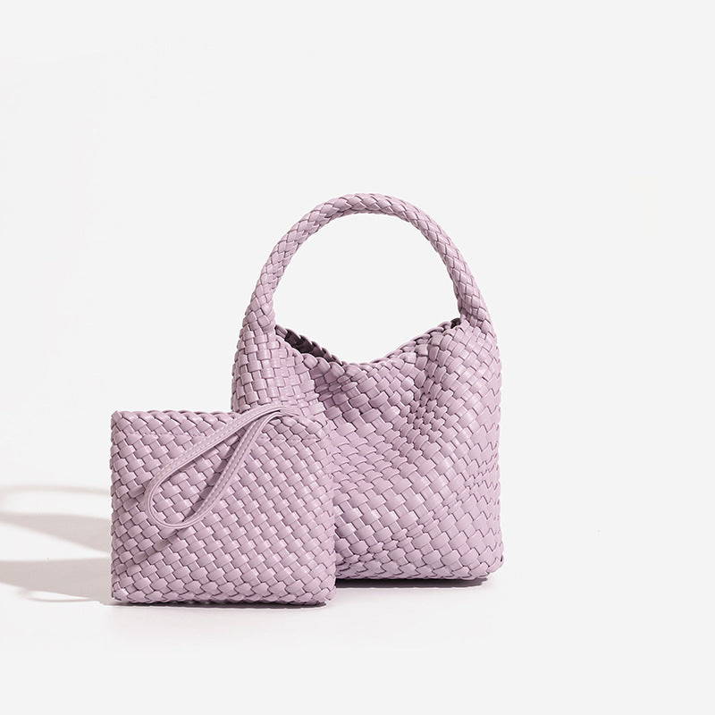High Quality Texture Hand-woven Vegetable Basket Bucket Bags