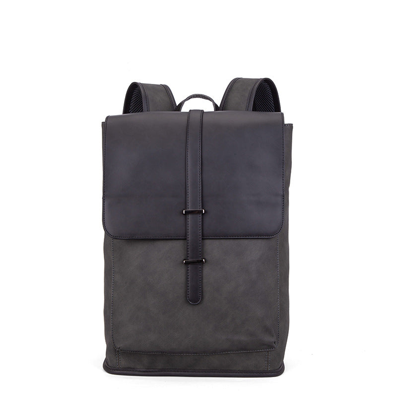 Men's Korean Style Leather Fashion Trendy Retro Backpacks