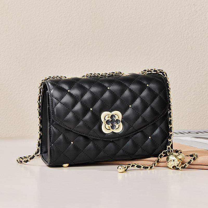 Women's Fu Chic Chain Real Cow Leather Bags