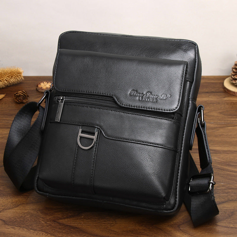 Men's Leather Vintage First Layer Cowhide Korean Men's Messenger Bags