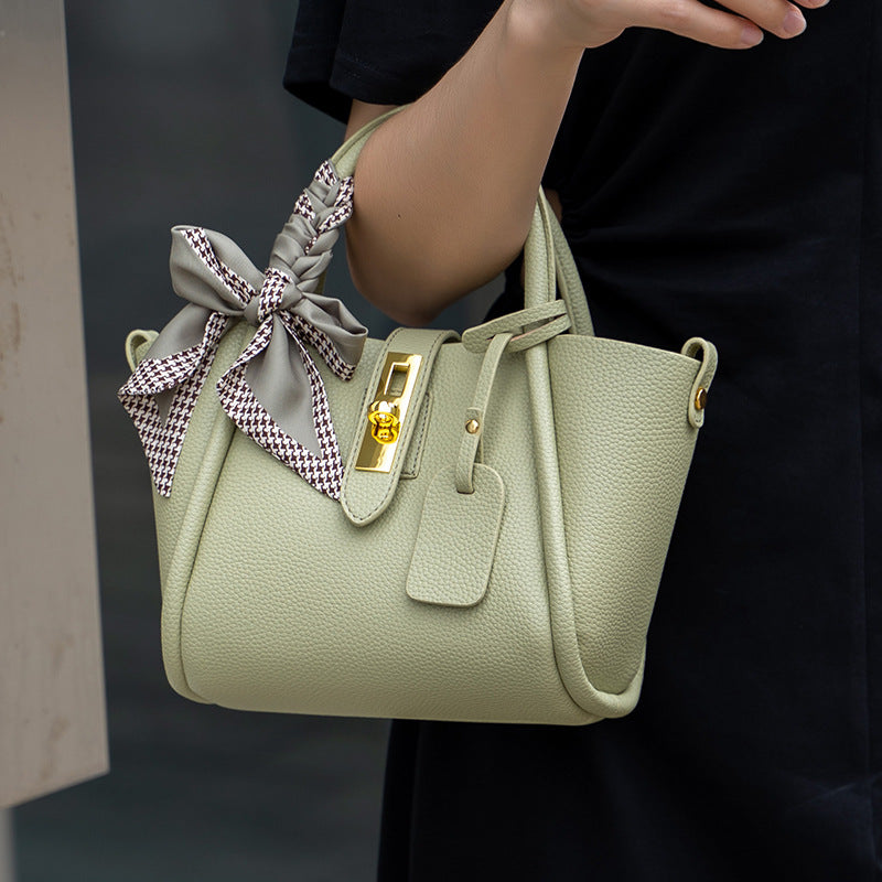 Women's Genuine Leather Female Good-looking Design Pastoral Handbags
