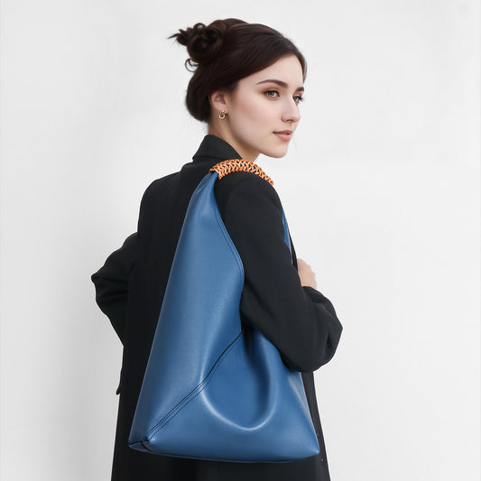Women's Large Capacity Summer Genuine Leather Portable Tote Bags