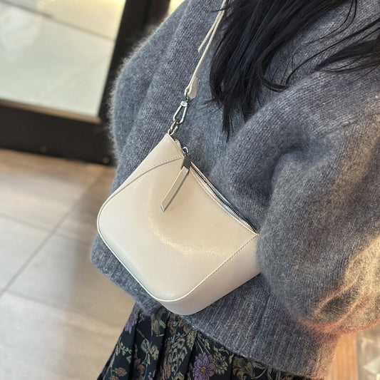 Women's Genuine Leather Niche Cow Light Luxury Design Crossbody Bags
