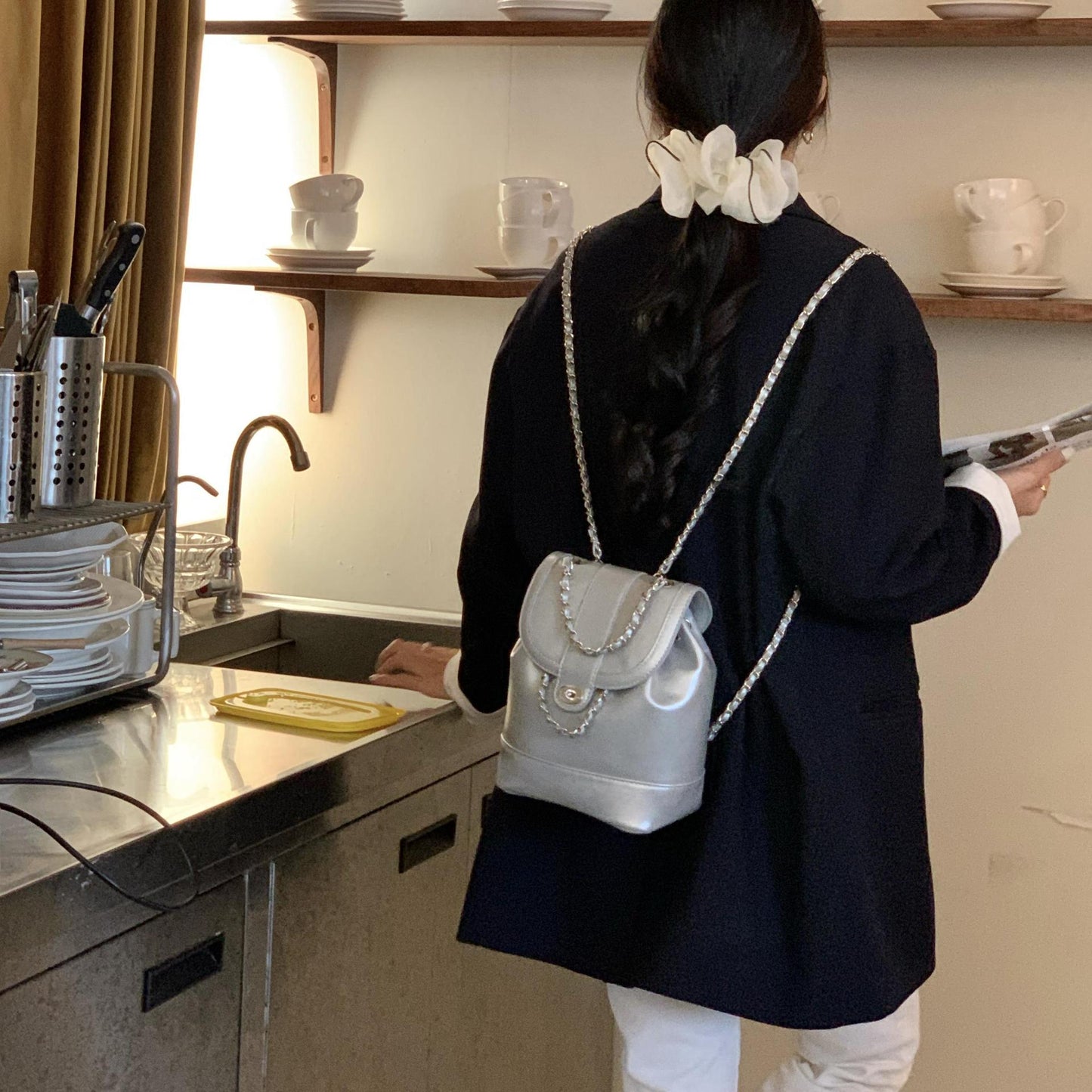 Women's Stylish Classic Style Fashionable Chain Bags