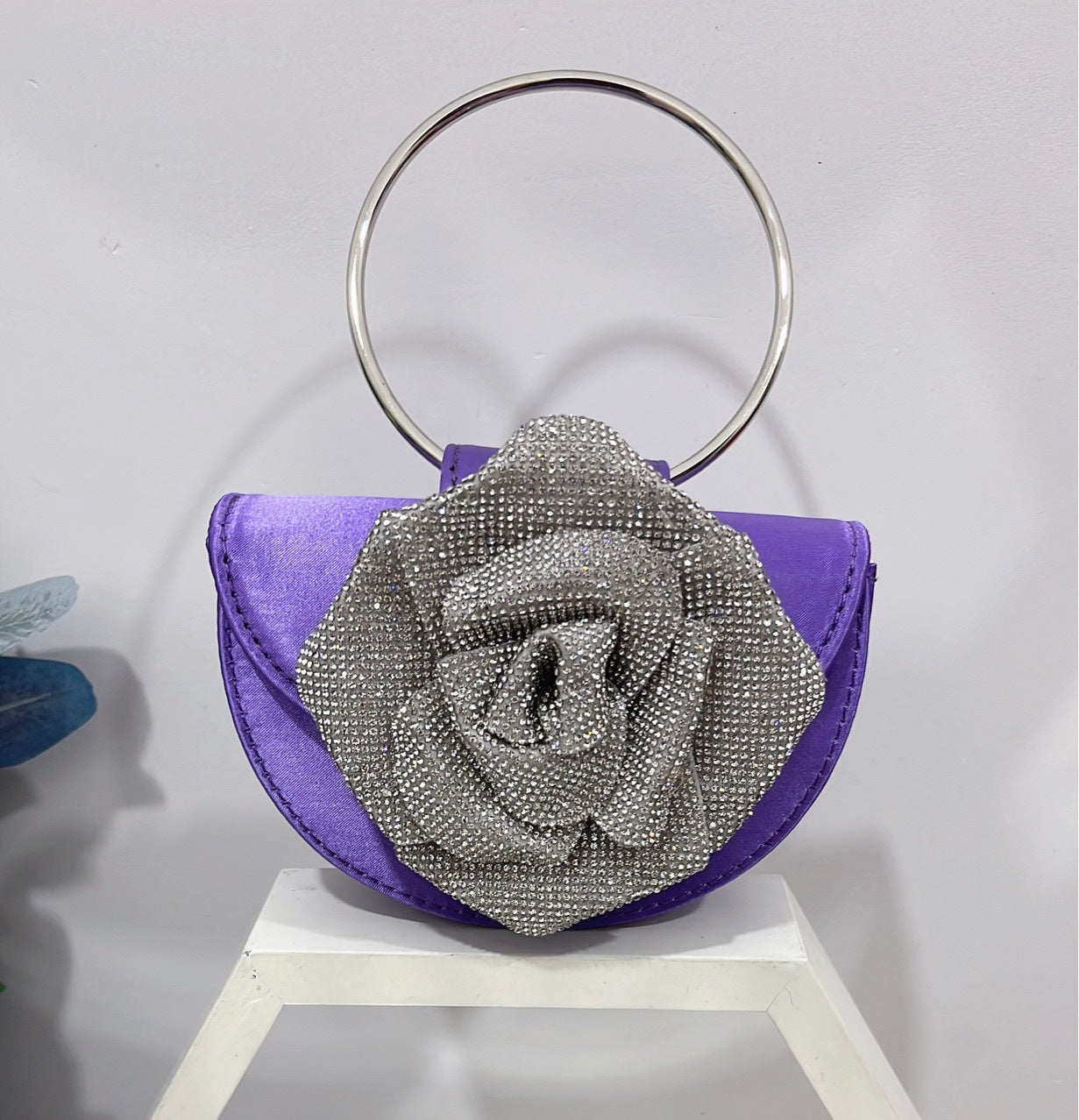 Style Fairy Flower Super Flash Rose Shoulder Bags