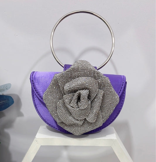 Style Fairy Flower Super Flash Rose Shoulder Bags