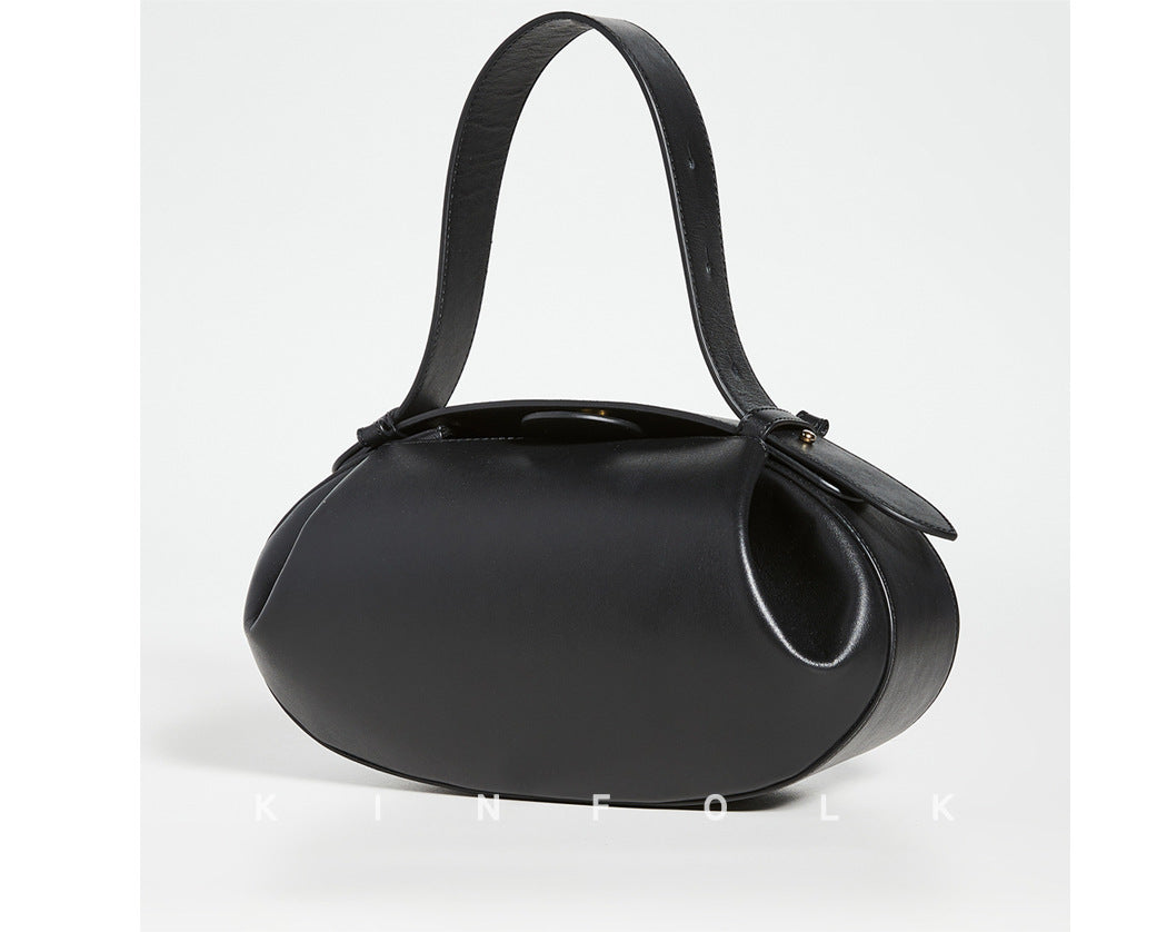 Women's Popular Three-dimensional Underarm Round Baguette Hand Shoulder Bags