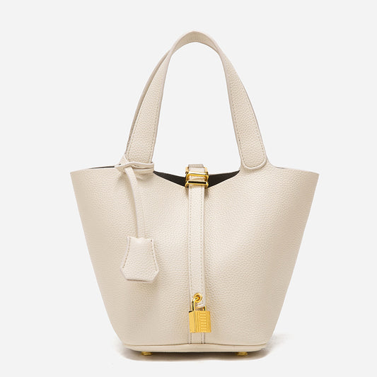 Women's Mother Vegetable Basket Lychee Pattern Versatile Handbags