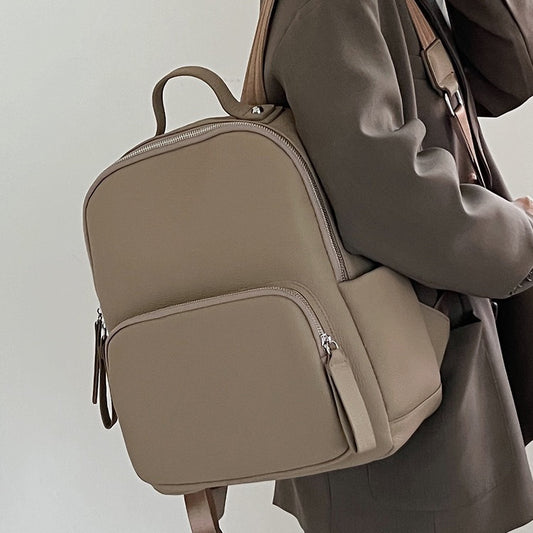 First Layer Leather Female Style Scholar Backpacks