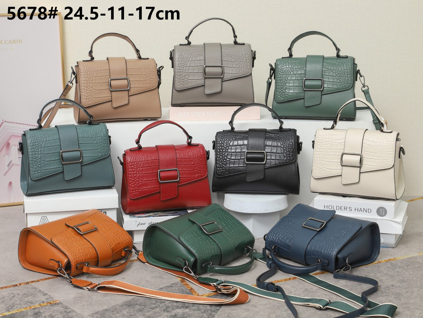 Women's Leather Simple First Layer Fashion Large Handbags