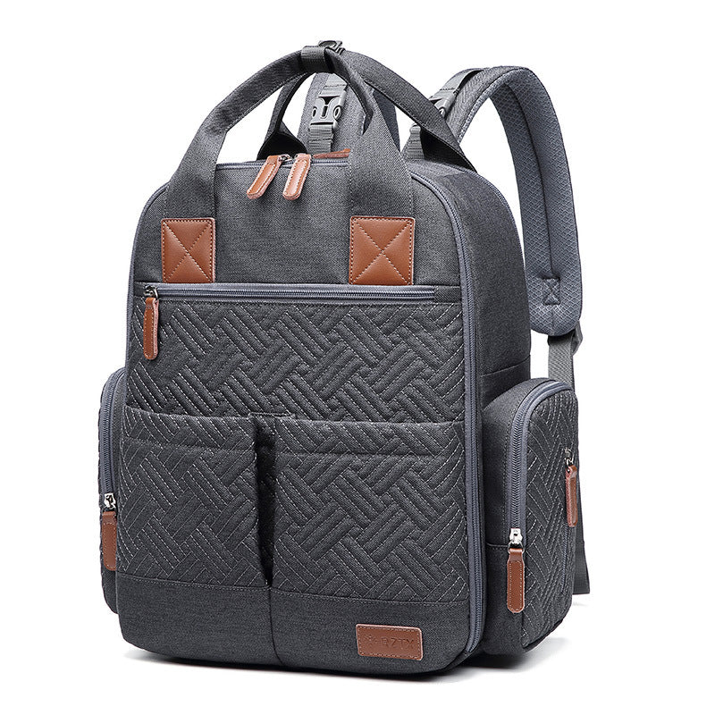 Large Capacity Embroidery Diaper Waterproof Portable Bags