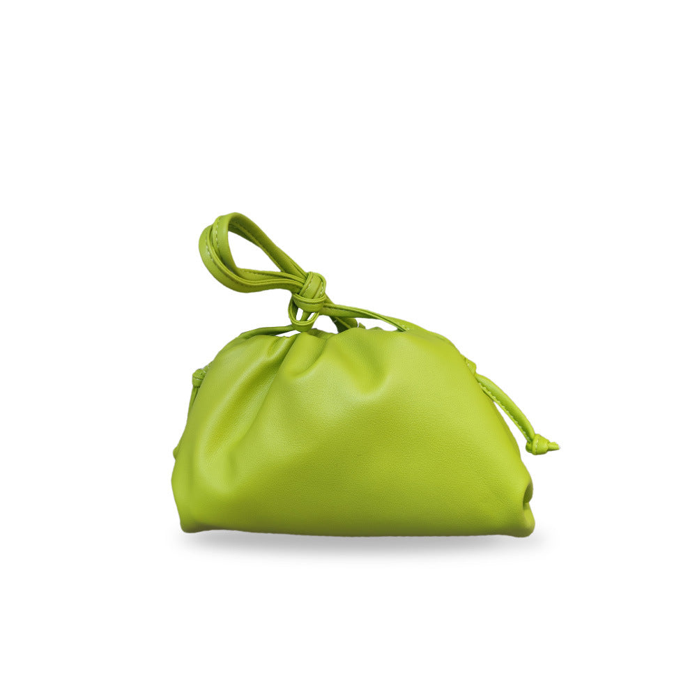 Women's Cloud Size Korean Style Pleated Clip Bags