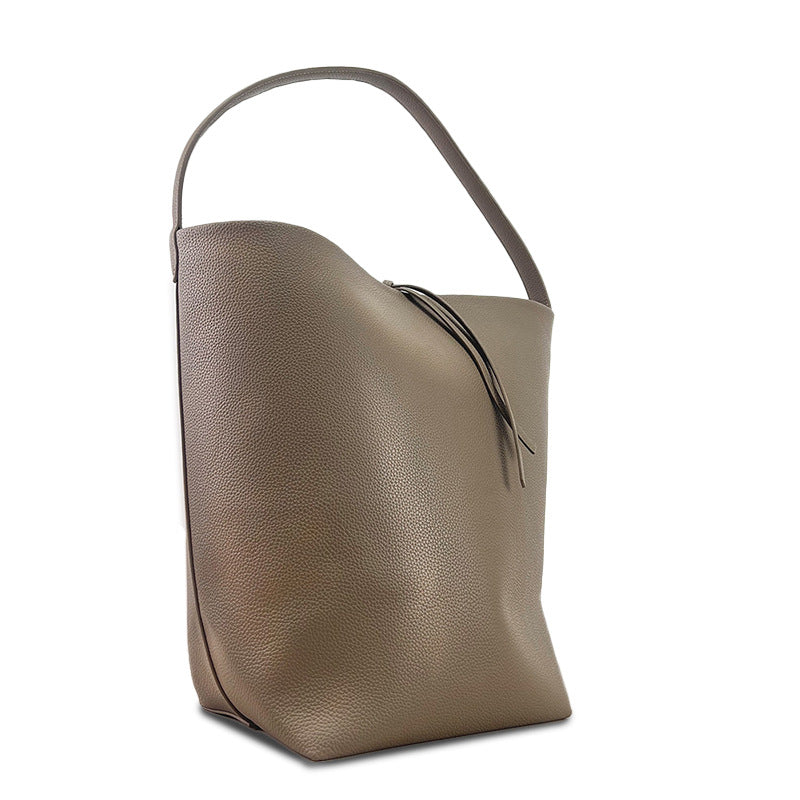 Large Capacity Underarm High Sense Light Bucket Bags