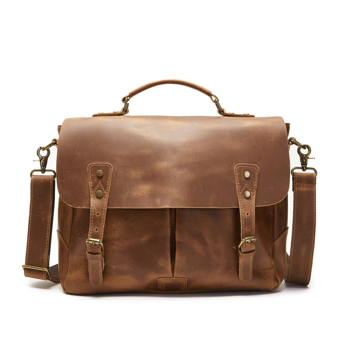 Men's Handmade First Layer For Double Pocket Bags