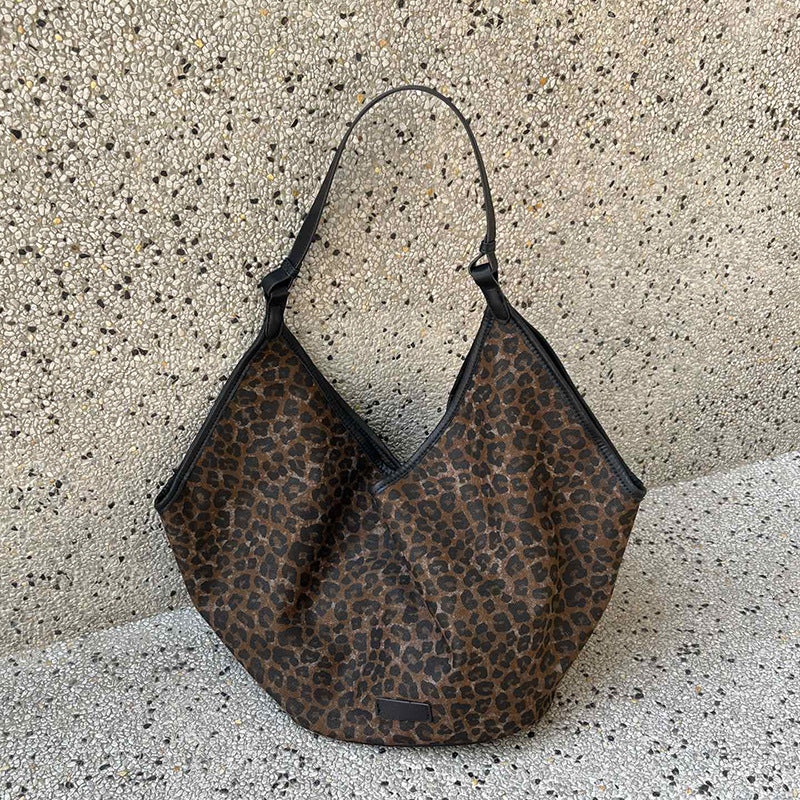 Women's Print Large Capacity Totes Idle Style Shoulder Bags