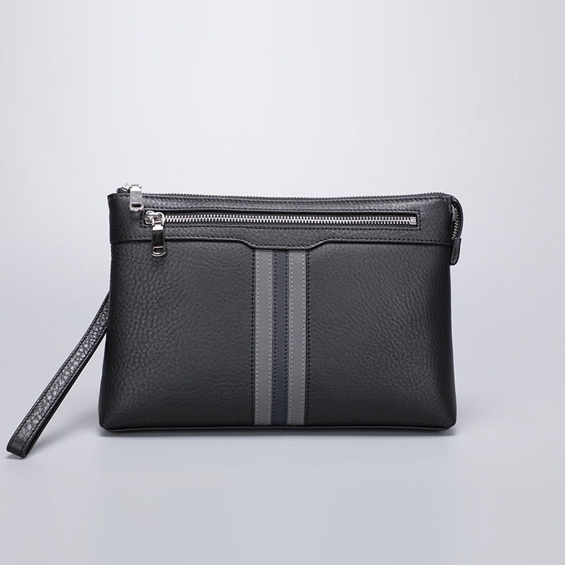 Men's Leather Clutch Male First Layer Cowhide Men's Handbags