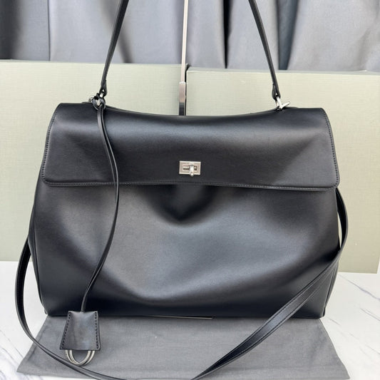 High Version Paris Leather Fashion Soft Tote Bags