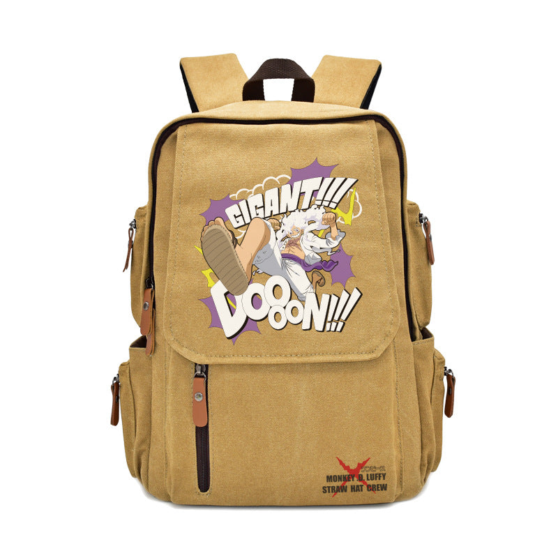Fire Shadow Totoro One Piece Large Backpacks