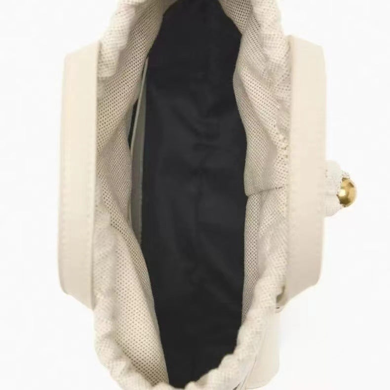Women's Trendy Drawstring Bundle Portable Versatile Bucket Bags