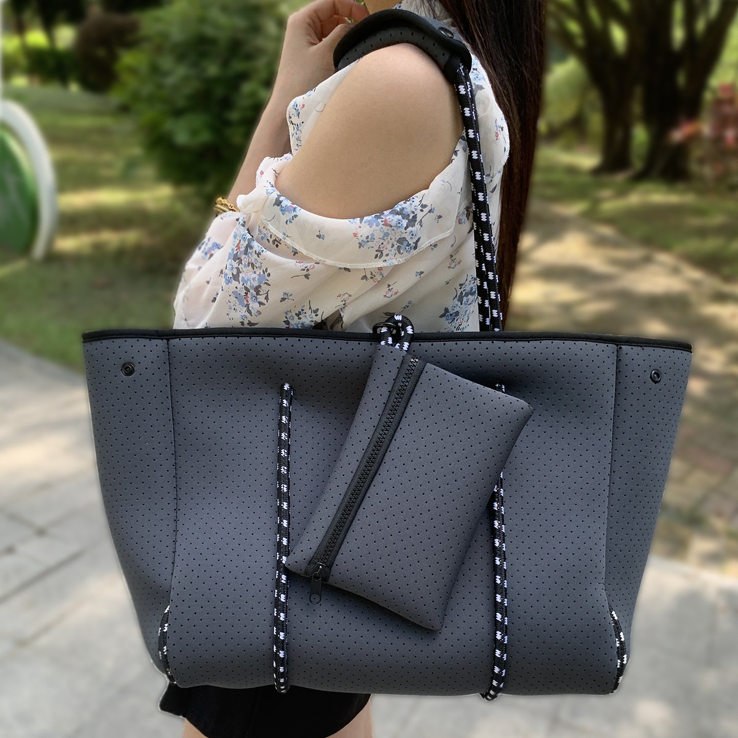 Women's Fashion Neoprene Big Large Beach Travel Bags
