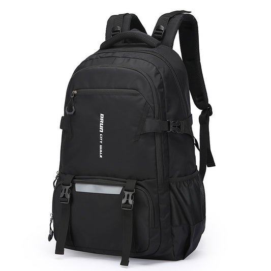 Women's High Male College Large Capacity Solid Backpacks