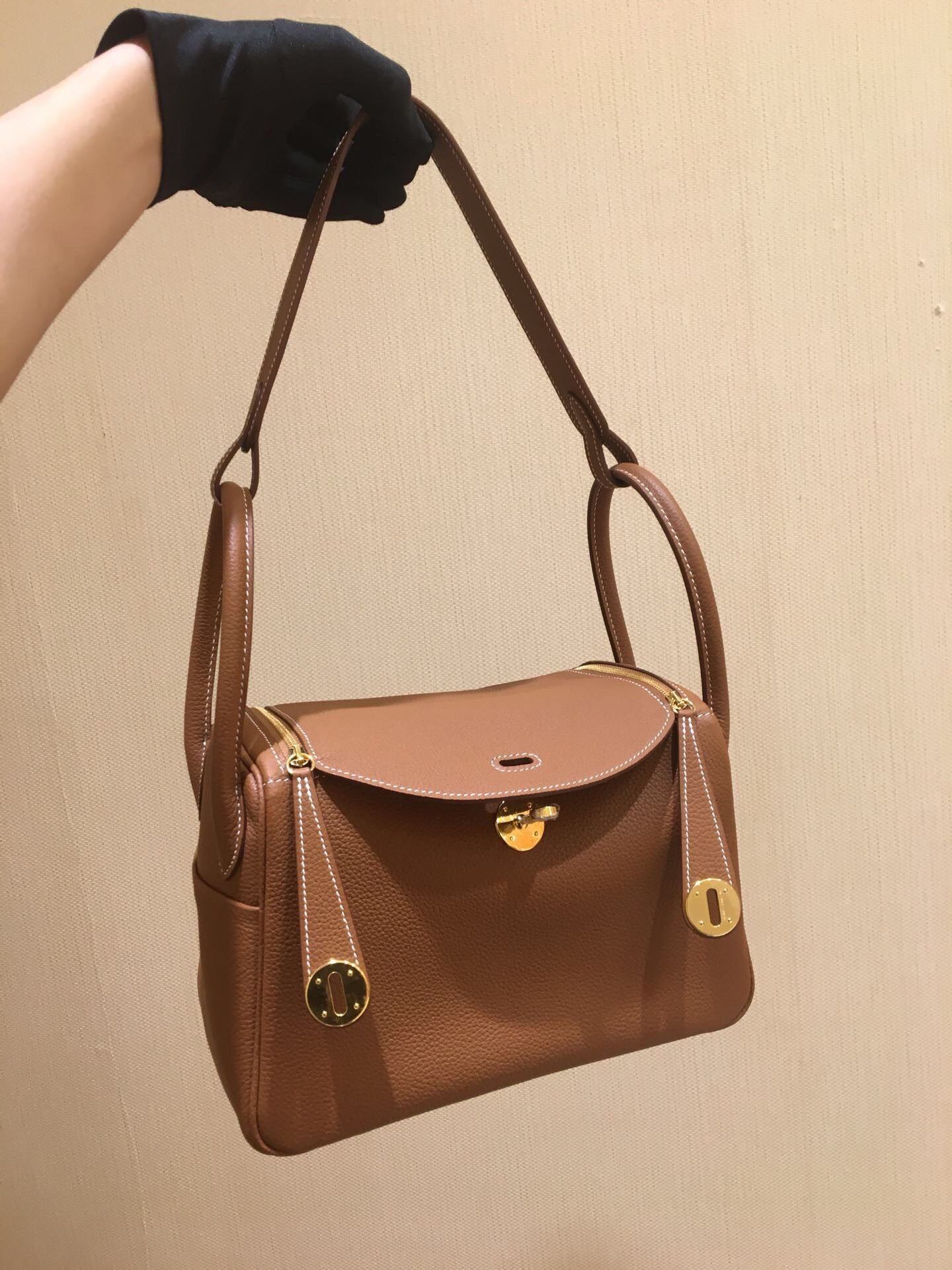 Women's Genuine Leather Lindy Mini Sized Doctor Shoulder Bags