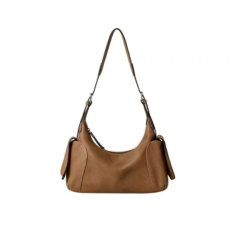 Women's Xi Vegetable Tanned Calf Skin Large Crossbody Bags