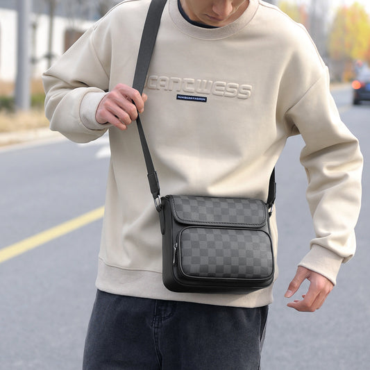 Men's Cool Trendy Fashion Flap High-grade Shoulder Bags