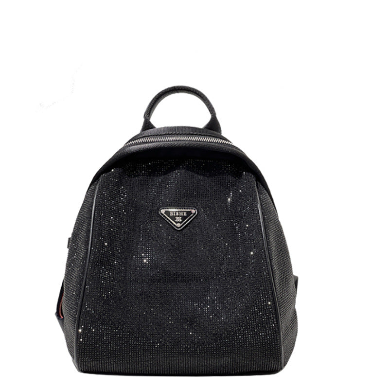 Women's New Diamond Fashion Trend College Backpacks