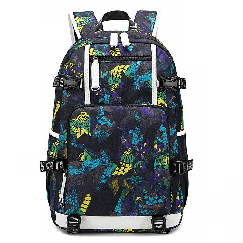 Men's Size College Waterproof Large Capacity Elementary School Students' Schoolbags