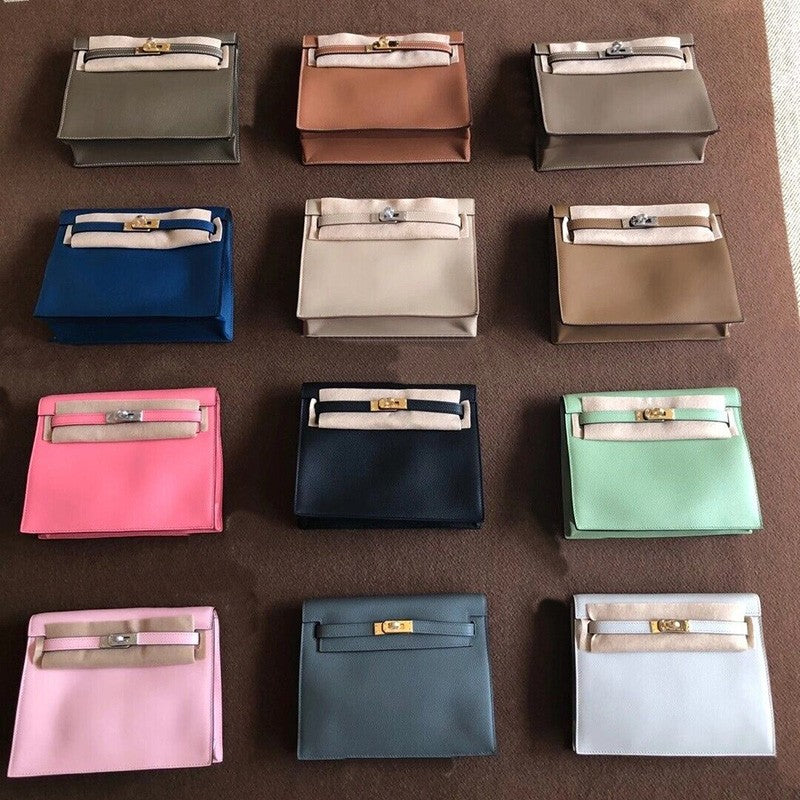 Women's Trendy Retro Kelly Dancing Leather Underarm Bags