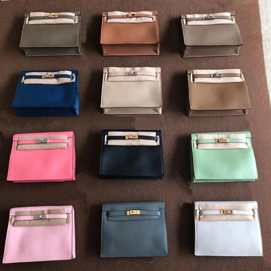Women's Trendy Retro Kelly Dancing Leather Underarm Bags