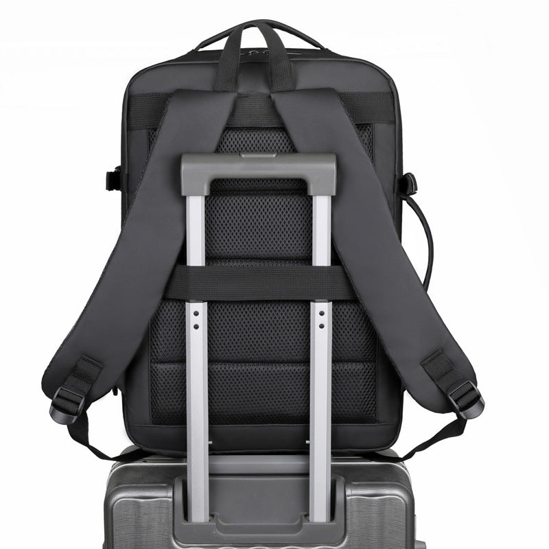 Men's Large Capacity Multifunctional Storage Waterproof Derm Oxford Cloth For Backpacks