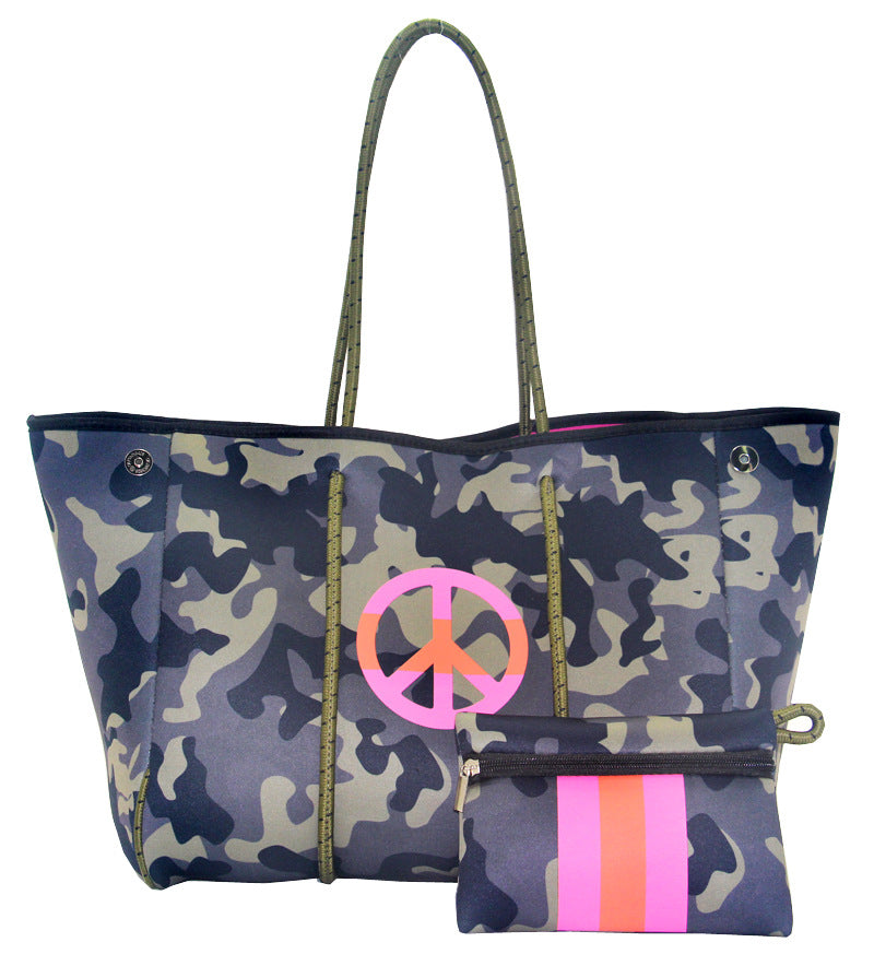 Women's Fashion Neoprene Big Large Beach Travel Bags