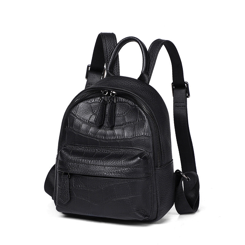 Durable Charming Leather Fashion Female Commuter Backpacks