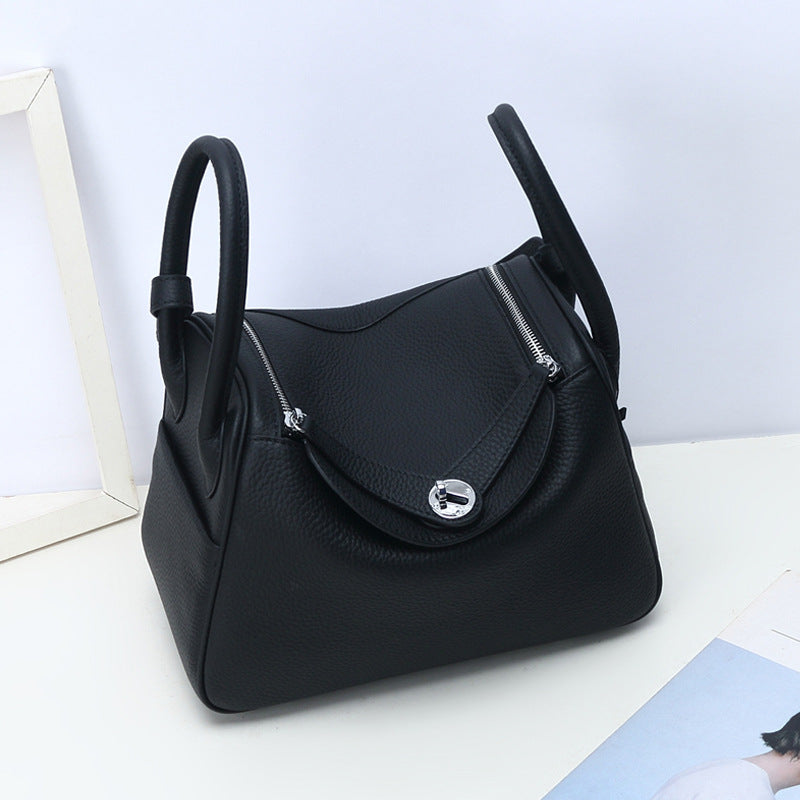 Pillow Fashion Soft Leather Genuine Large Handbags