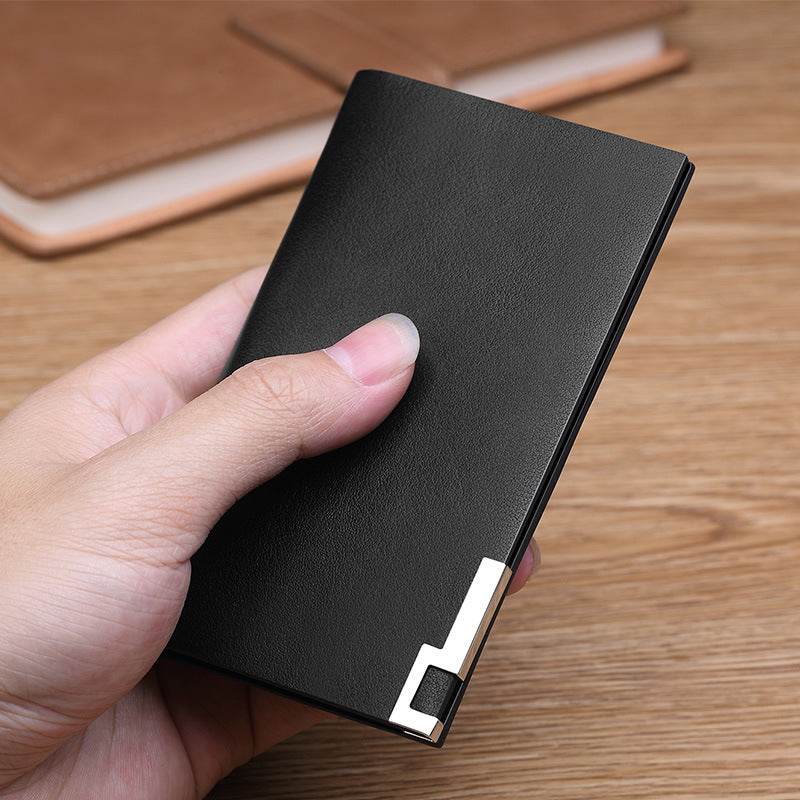 Men's Emperor Paul Leather Cattlehide Access Cover Card Holder