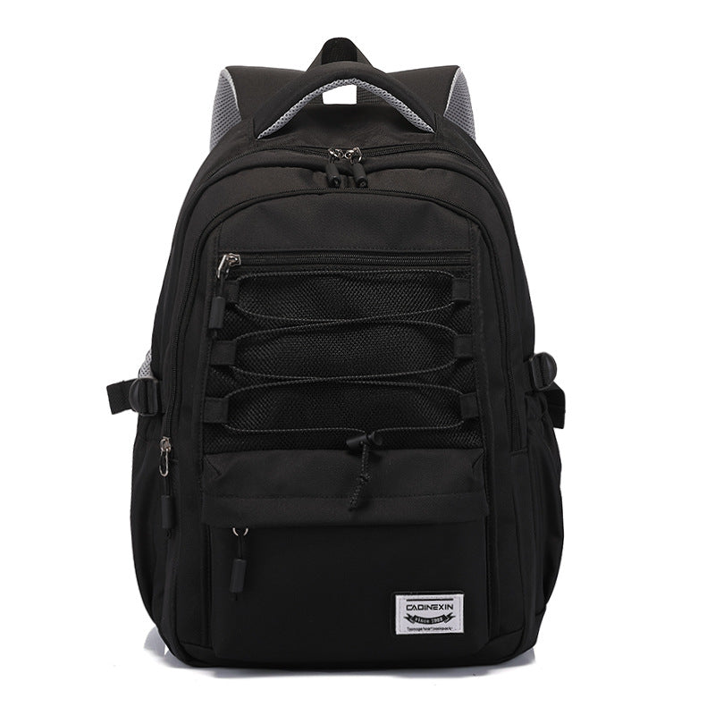 Fashion Canvas Male Female Junior's High College Large Middle School Students' Schoolbags