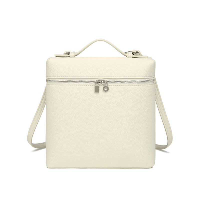 Women's High-grade Design White College Commuter Light Backpacks
