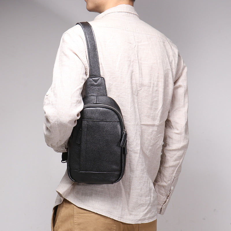 Women's & Men's & Genuine Leather Cowhide Large Capacity Bags