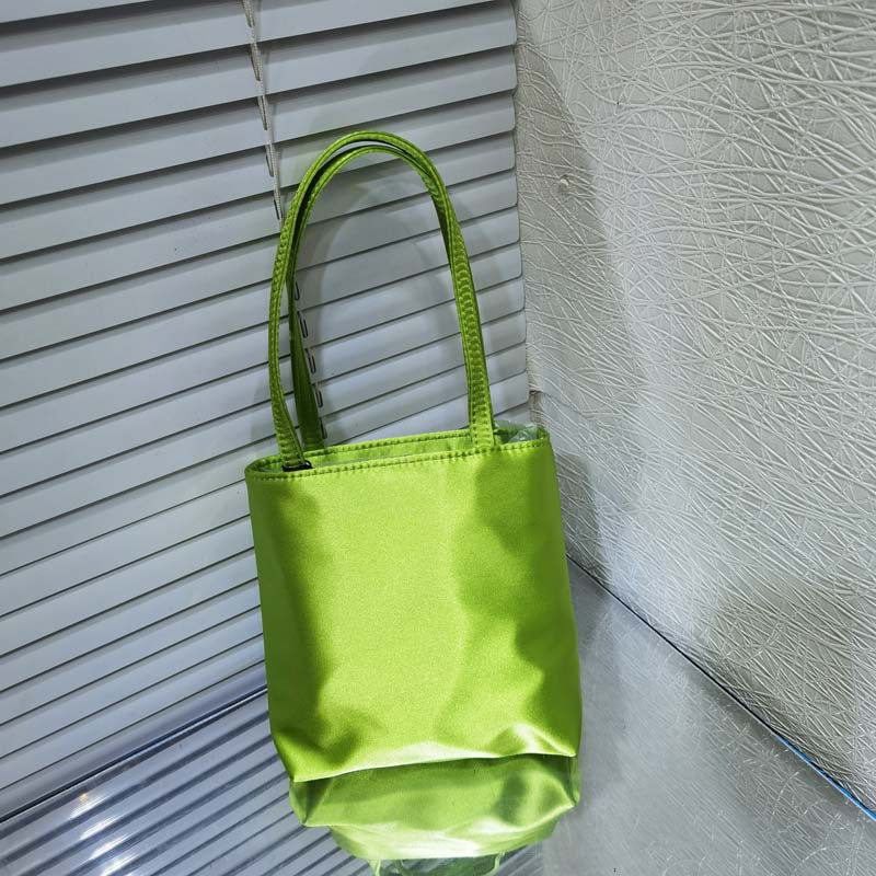 Female Niche Vintage Satin Mahjong Mobile Tote Bags