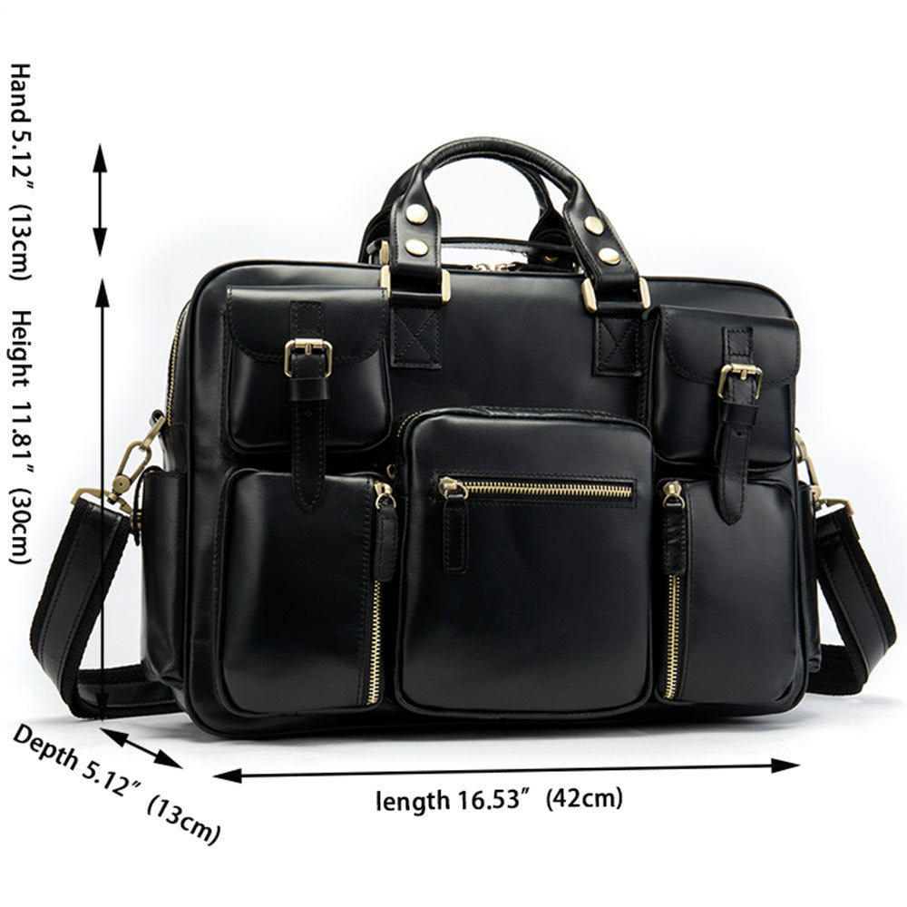 Men's Retro Large Capacity Portable Multifunctional Bags